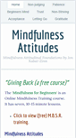 Mobile Screenshot of mindfulnessattitudes.com